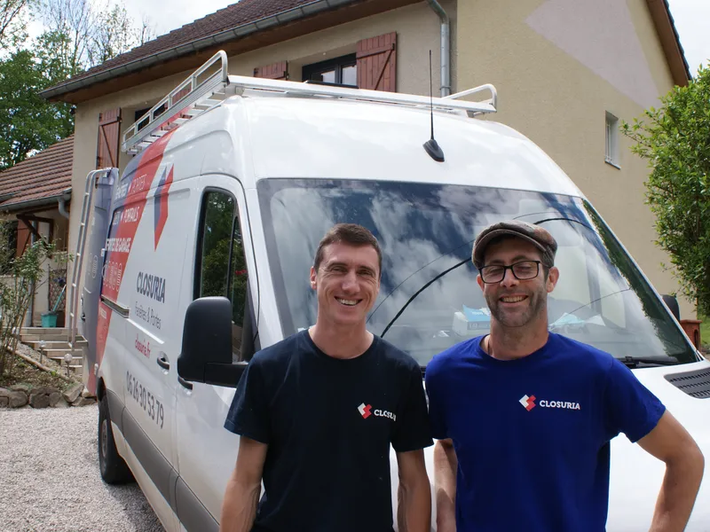Volets battants — réalisation CLOSURIA à Besançon et dans le Doubs