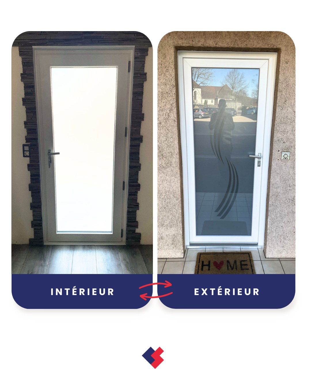 Installation d'une porte d’entrée en PVC, alliant performance thermique, sécurité renforcée et détails esthétiques. 🔹 St…